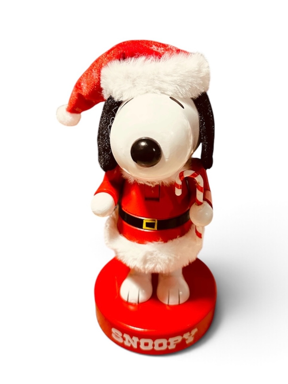 Peanuts Snoopy Holiday Figurine - Red, White, Black